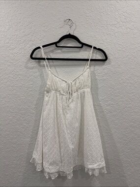 Princess Polly White Lace Mini Dress
